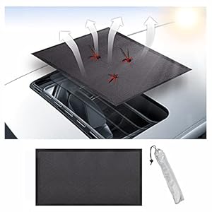 VARGTR Solar-Dach Sonnenblende Auto Netz