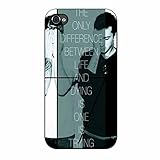 Perfekt für Sammler Twenty One Piloten Zitat 3 iPhone 4 Hülle/iphone 4s Schutzhülle (schwarz Kunststoff)