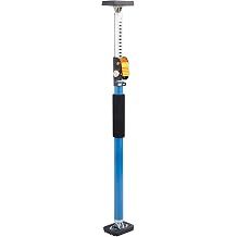 1/2Pcs Telescoping Support Rod 23.6-43.3 Inch Adjustable Cabinet Telescopic Pole Cabinet Jack Third Hand Tool Supports Up to 132lbs for Drywall.Blue,1