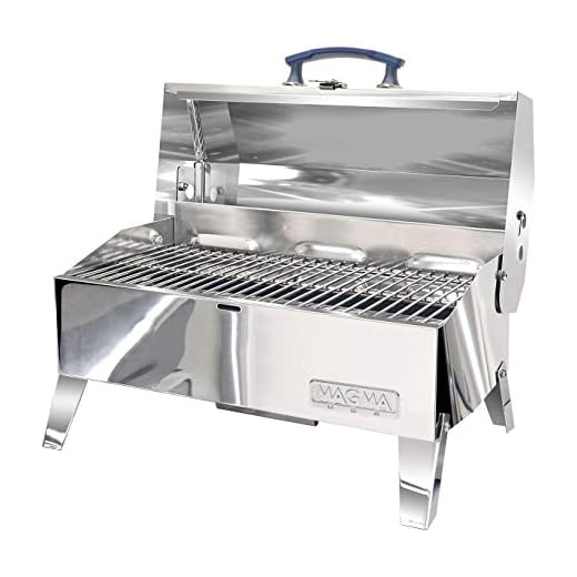 New Cabo Adventurer Marine Series Charcoal Grill Magma A10-703c Cooking Area Primary - 9" L x 18" W 162 Sq. in.