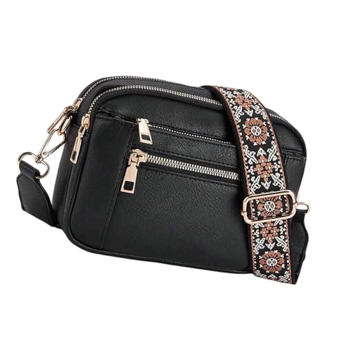 Sac à bandoulière pour femme en cuir véritable aux finitions soignées - 6