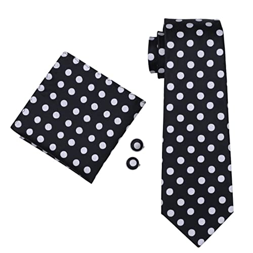 Set para hombre con corbata, tirantes y pañuelo de seda miniatura 4