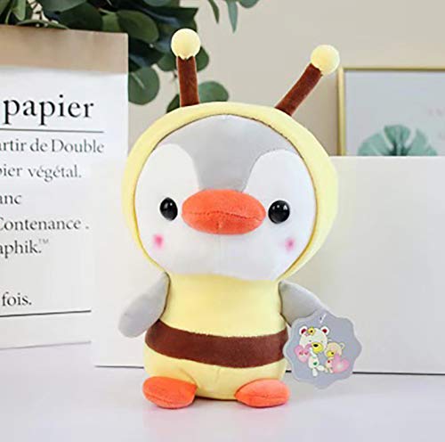 LYH2019 New Penguin Transform Unicorn Bee Frog Dinosaur Plush Doll Soft Stuffed Animal Toy Baby Appease Toys Gifts For Children 25Cm