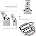 ARTIBETTER Universal Joint Socket Adapter Set 3 Pcs 1/4 3/8 1/2 Inch Swivel Extension Drive Joints for Industrial Equipment Maintenance and Automotive Repair