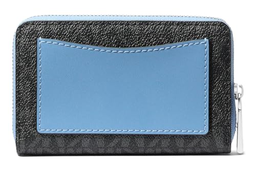 Image of Michael Kors Womens Jet Set Small Zip Around Card Case South Pacific One Size