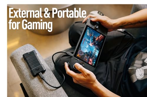 Image of ASUS TUF Gaming A1 External M.2 NVMe SATA PCIe SSD Enclosure - USB-C, M.2 Q-Latch for Easy Installation, Drop Resistance, IP68 Water and dust Resistance, PS5 and Xbox Support,Black