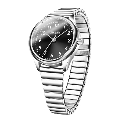 Image of LIGE Luxury Watches for Women Easy Reader Analog Ladies Waterproof Quartz Watches with Stainless Steel Case Wrist Watch