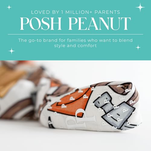 Image of Posh Peanut Convertible Baby Sleepers - Footless Baby Pajamas with 2 Way Zipper for Easy Diaper Changes