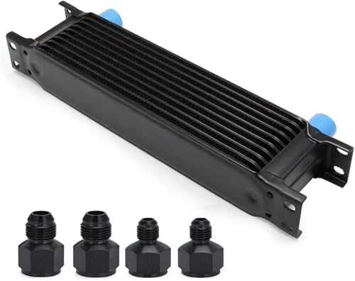 Refroidisseur d'huile moteur aluminium 10 rangées idéal pour longs trajets et conduite en montagne