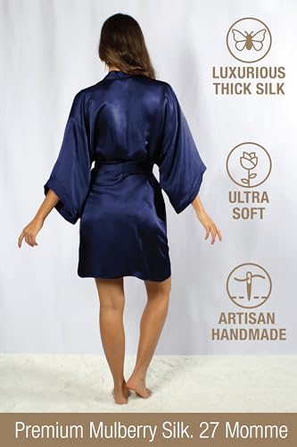 Image of Tara Sartoria Luxury Artisan Silk Kimono Robe for Women, Short, Washable, XS-4XL, Oprah Daily 2025