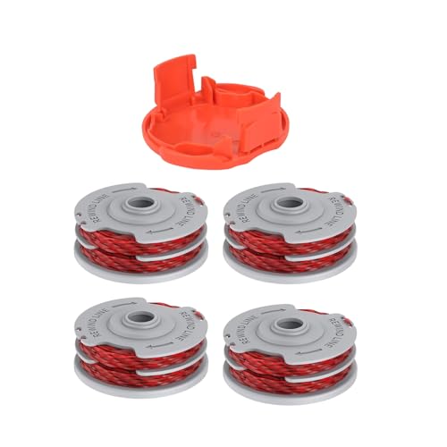 Lyshujli 1.5mm Double Autofeed FLY021 Strimmer Spool Wire with FLY060 Spool Cover For Flymo TnE250 Contour Revolution 2000 2300 Flymo Power/Mini/Trim Grass Trimmer