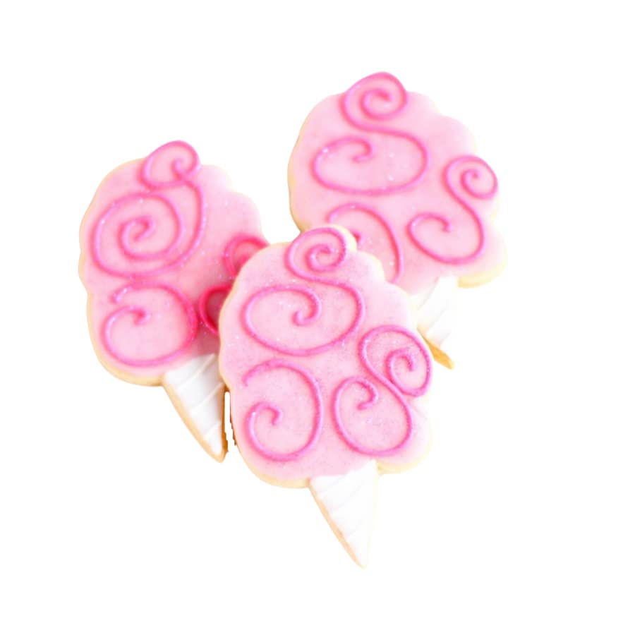 1 Dz. Cotton Candy Cookies! Sweet Bites of Summer! Birthday Themed, Bridal Shower Party Favors or Baby Gift!