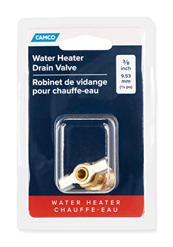 Image of Camco 11683 3 /8 inch Water Heater Drain Valve