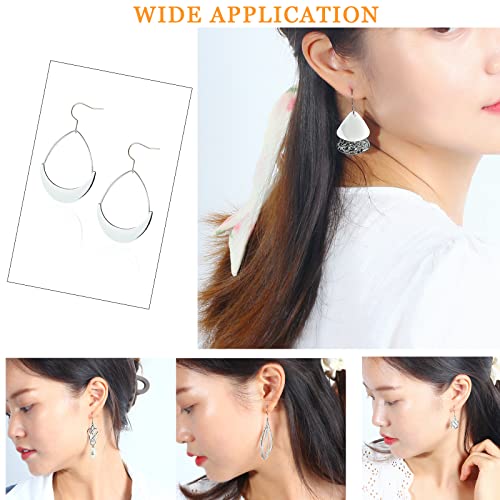 6Pcs 20G Small Pure Titanium Earring Fish Hooks Diy Earrings Findings For Jewelry Making, Hypoallergenic Earring Hooks Making Kit For Women Girls Men Sensitive Ears #TOP3