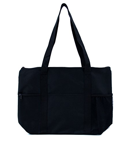 Metro Traveler Zippered Tote Bag/Shoulder Bag/Durable Bag (Black)2