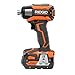 Ridgid R9205 Gen5X 18V Lithium Ion Cordless Hammer Drill and Impact Driver Kit (Includes 2 x 18V Batteries, Charger, and Bag)