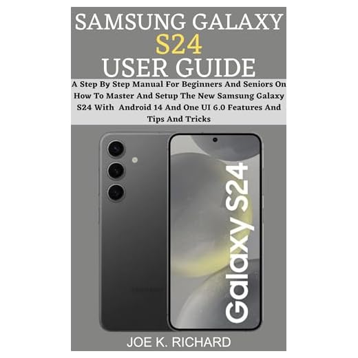 SAMSUNG GALAXY S24 USER GUIDE: A Step By Step Manual For Beginners And Seniors On How To Master And Setup The New Samsung Galaxy S24 With Android 14 And ... And Tips And Tricks (English Edition)