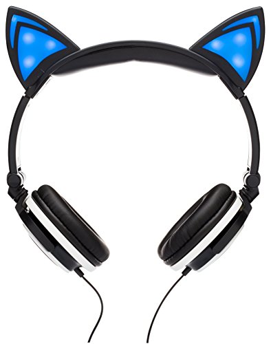 SoundBeast Cat Ear Headphones with Glowing Lights