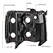 DNA MOTORING HL-OH-CSIL07-CH-CL1 Pair of Chrome Housing Headlights Compatible with 07-13 Silverado 1500/07-14 Silverado 2500 HD 3500