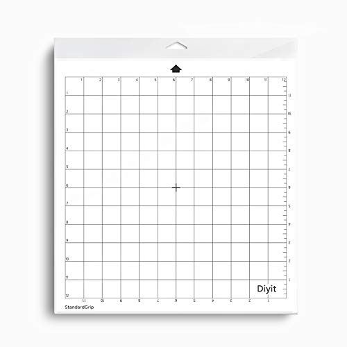 Diyit Standardgrip Cutting Mat For Silhouette Cameo 4/3/2/1 (3 Pcs, 12X12)-Gridded Cutting Mat Perfect For Silhouette Cameo #TOP5
