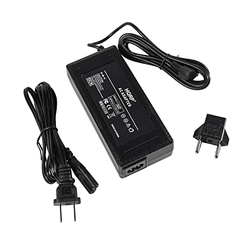 HQRP AC Adapter/Power Supply Compatible with Nikon WT-4 / WT4 Wireless Transmitter with USA Cord & Euro Plug Adapter