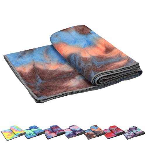 Pefi Yoga Towels, Non Slip Hot Yoga Towel Skidless Waffle Texture, 100% Absorbent