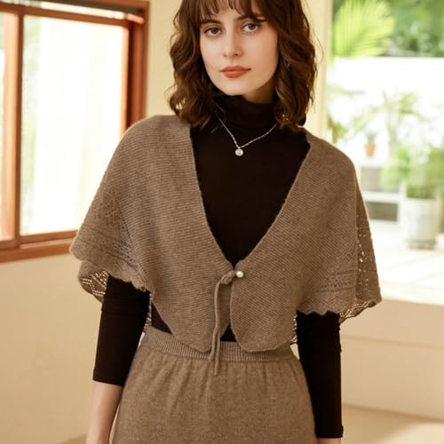 Womens Pashmina Shawls and Wraps Knitted Sweater Casual Shawl Wraps Scarf Cashmere Cardigan Cape Shoulder Top 20254