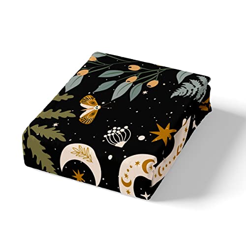 Erosebridal Snake Comforter Cover Sun And Moon Bedding Sets Moth Sugar Skull Duvet Cover Set For Kids Boys Girls Galaxy Starry Sky Butterfly Animal Bedspreads Cover 2 Pillow Cases Queen Size Black #TOP3