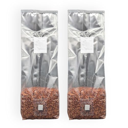 Boomer Shroomer Premium Milo Grain Mushroom Spawn Bags | Sterilized Grain Spawn | Injection Ports | 3 lbs Each Bag | 2 Bags per Box