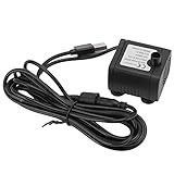 [Construction robuste] La construction en matériau ABS résiste à un fonctionnement continu dans les aquariums et les unités hydroponiques. Résiste à l'usure dans des conditions humides trouvées dans les serres et les présentoirs de plantes de salle de bain. Cette micropompe maintient la fonction dans les -fontaines intérieures et les modèles de paysage extérieur, adaptée à une utilisation à long terme avec des performances stables.