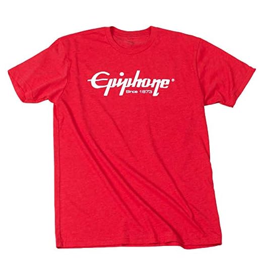 Epiphone Camiseta Logo Rojo, Pequeña