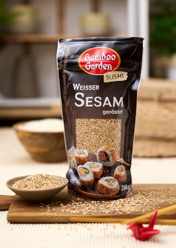 Bamboo Garden Sesam weiß geröstet, 200 g 1154500 (Verpackungsdesign kann abweichen)