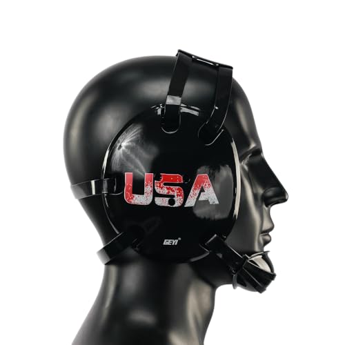 Wrestling Headgear USA Flag Digital Printing Art (Adult)