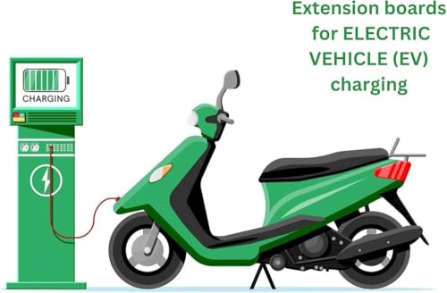 Image of ev Charging Waterproof Extension Board with 16amp Switch &Socket and 10MTRS (32feet) FR Cable of 2.5sqmm 3 core Suitable for EV Car and Two Wheeler Charging uses, up to 3500 Watt (3.5kw) (10mtrs)