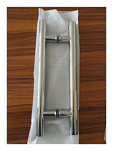 GBZIJIE Manetas Puertas Interior Casa Diámetro 32 * 450mm 18 'espejo de manija acero inoxidable