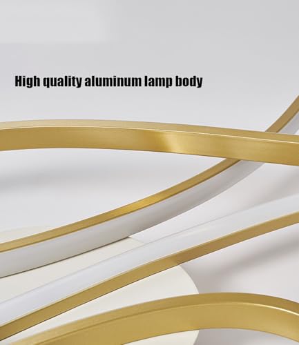 Plafonnier moderne LED à télécommande pour éclairage sur mesure - 5