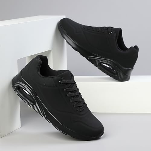 Air Cushion Running Shoes for Men-Slip On Running Shoes Non-Slip Lightweight Breathable Mesh Tennis Comfortable Sneakers.4