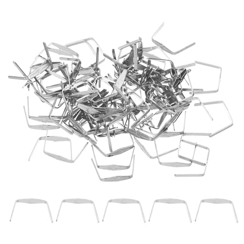 PATIKIL 10x12mm Copper Chandelier Connector Pins, 200Pcs Chandelier Crystal Clips for Fastening Crystals Parts, Chandelier Replacements, Chrome -  pta240127tt000284eu