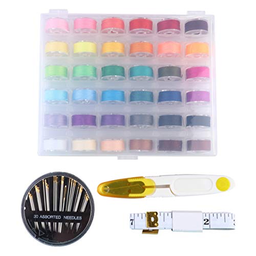 POPETPOP Kit de IniciaÃ§Ã£o Do Bordado 36 Cores Linhas Bordados Floss Agulha Kits de Ponto Cruz para