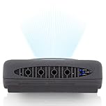 PureMate Ionic Air Purifier with Ioniser Protecting Against Airborne, Allergens, dust Pollen, Asthma Allergies, Personal Desktop Air Cleaner For Home or Work, Eliminates all Germs, 4 Watts