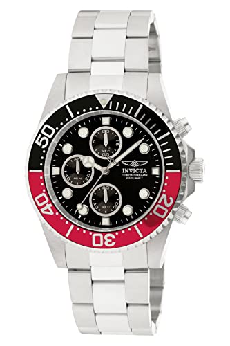 Preisvergleich Produktbild Invicta 1770 Pro Diver Herren Uhr Edelstahl Quarz schwarzen Zifferblat