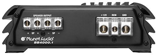 Planet Audio Bb4000.1 Big Bang 3 4000-Watt Monoblock Class D 1 To 8 Ohm Stable Monoblock Amplifier With Remote Subwoofer Level Control #TOP6
