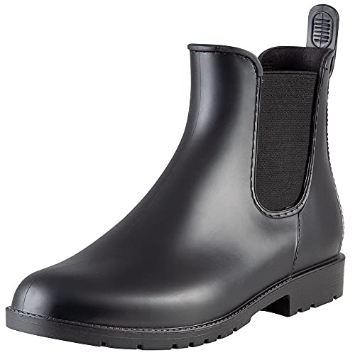 PFIFF Jodhpurstiefelette (PVC Reitstiefelette) Damen, Schwarz 38
