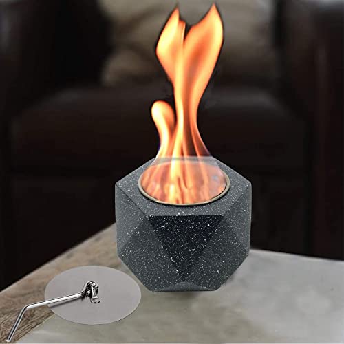Yumpanda Tabletop Fireplace Mini Portable Indoor Outdoor Fire Pit Bowl (Black) #TOP1