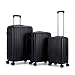 GC GAVENO CAVAILIA Cabin Suitcase 3 Piece Luggage Set with 4 Spinner Wheels