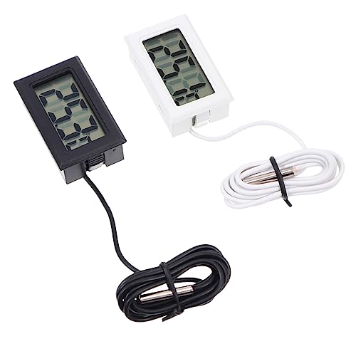 POPETPOP Refrigerator Thermometer Large Display Digital Thermometers for House Mason Jar