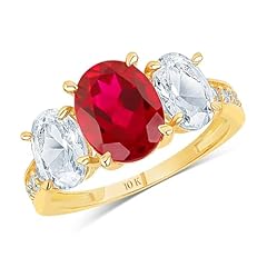 Created Ruby | Yellow Gold