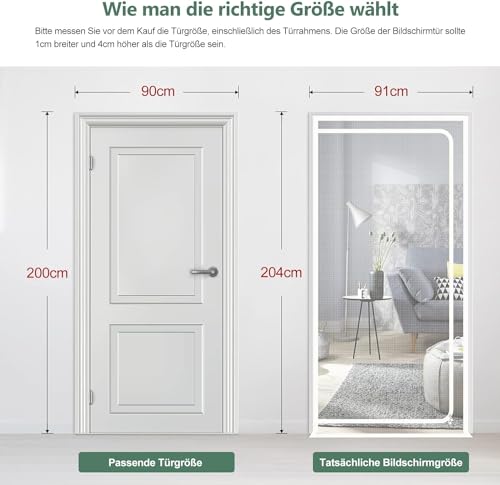 Moustiquaire pour chatière de salon et chambre à coucher blanche