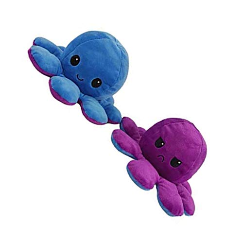  Jouet en Peluche de Poulpe Flip Double Face, J...