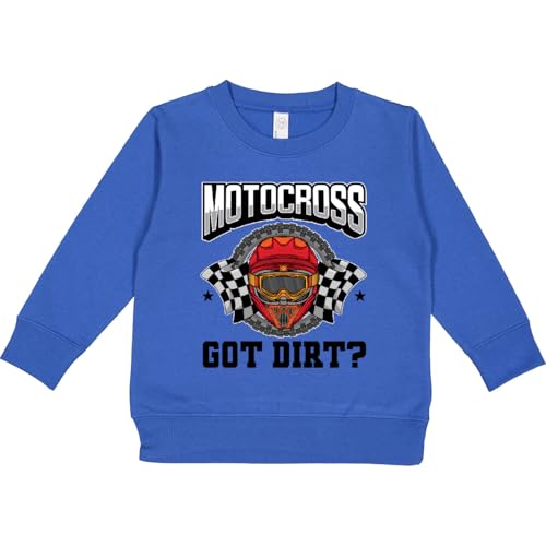 inktastic Motocross Dirt Biking Got Dirt Toddler Sweatshirt 2T Royal 3a33e